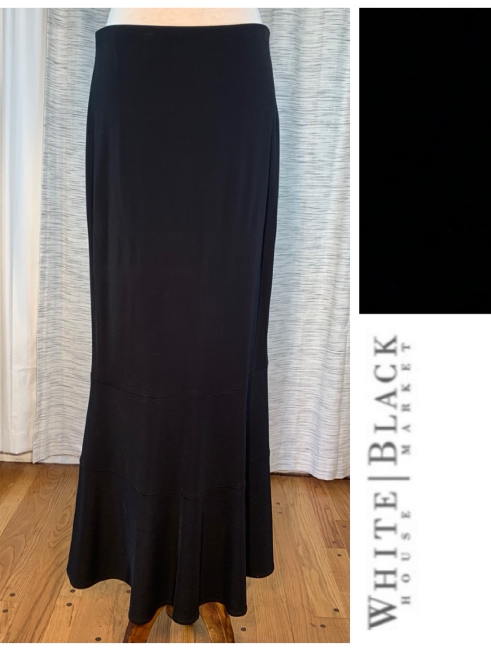 White House Black Market black maxi skirt.